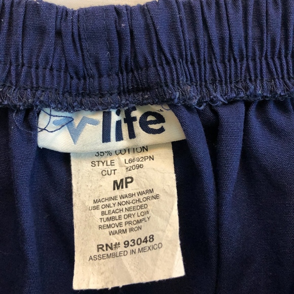 V Life MP Drawstring Nursing Medical Scrub Pants - Picture 7 of 8